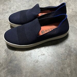 Sale!  Rothy's Women’s Navy Slip-On Loafers—great condition!